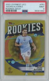 ミントモール / MINT 池袋店 / 2022-23 Topps Finest UEFA Club Competitions Soccer Julian  Alvarez Finest Rookies/#FR-1【42/50】【PSA9】 Manchester City