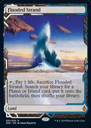 再入荷得価Flooded Strand 【溢れかえる岸辺】foil マジック：ザ・ギャザリング