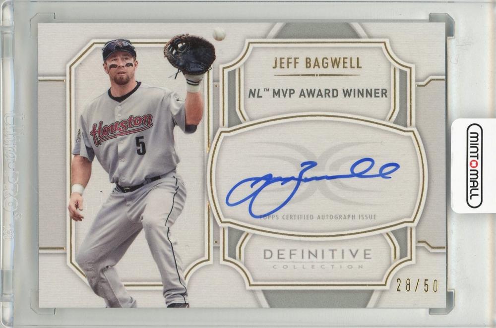 お買い物マラソン限定☆ Jeff Bagwell バグウェル MLB topps Auto 直筆