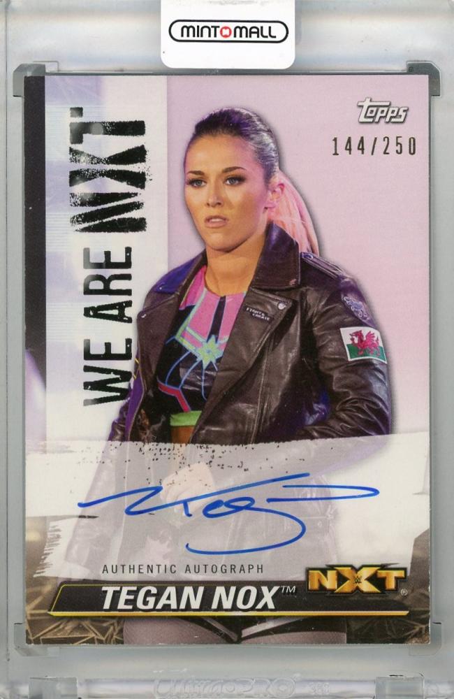 ミントモール Mint 新宿店 2021 Topps Wwe Nxt We Are Nxt Autographs Atn Tegan