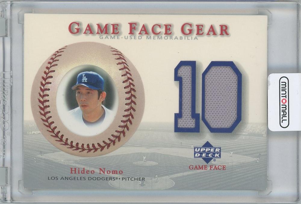 2003 Upper Deck Game Face Gear GG-HN Hideo Nomo 野茂英雄 ジャージ カード