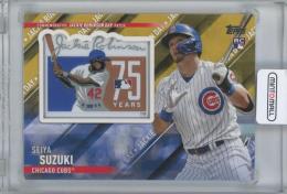 2022 Panini Chronicles America's Pastime Swatches APS-SS Seiya Suzuki  Jersey 鈴木誠也 ジャージ カード RED FOIL - atome-osteo.com