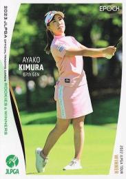 木村彩子 デコモリシグネチャーカード EPOCH 2023 JLPGA TP-