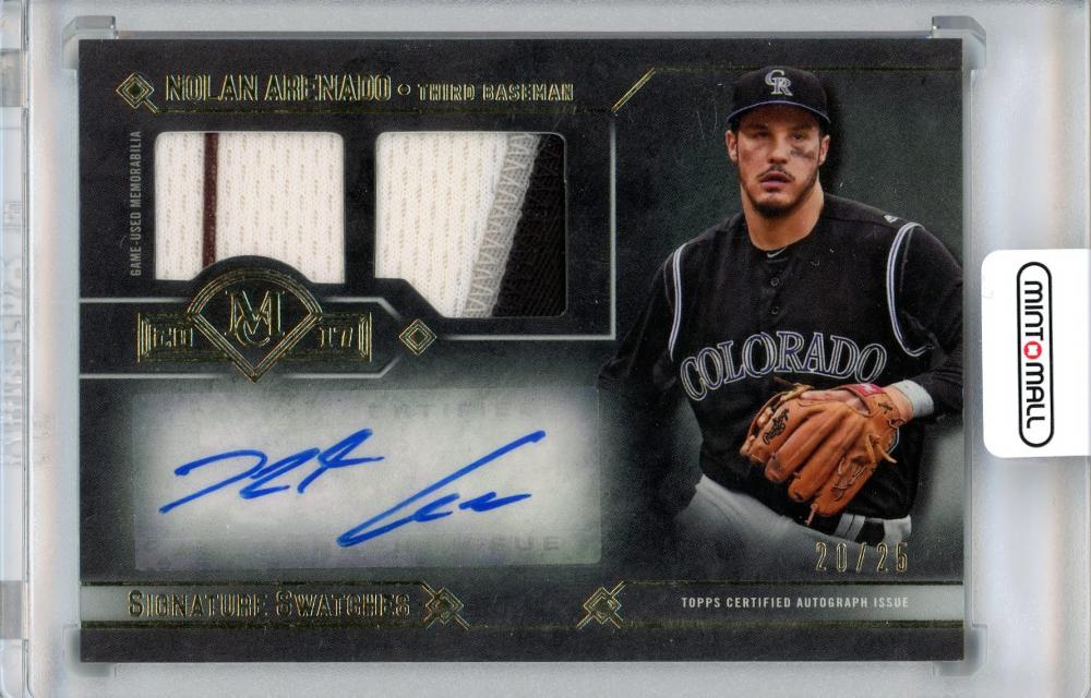 ランキング受賞 Nolan Arenado アレナド アレナド MLB topps 直筆