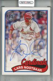 2024 Topps Series Two Lars Nootbar 1989 Topps Baseball Autograph St. Louis Cardinals