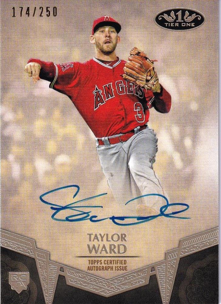 2019 Topps #588 Taylor Ward Los Angeles Angels Rookie Baseball Card