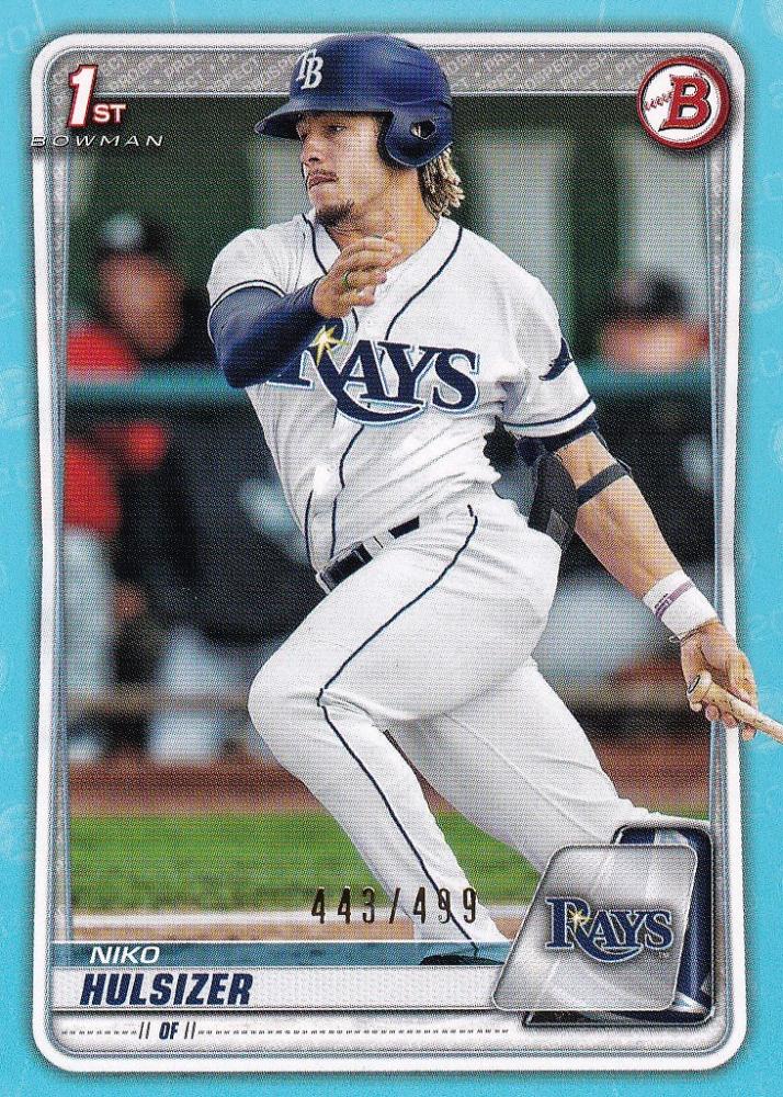 Mint Topps Bowman Tampa Bay Rays Niko Hulsizer