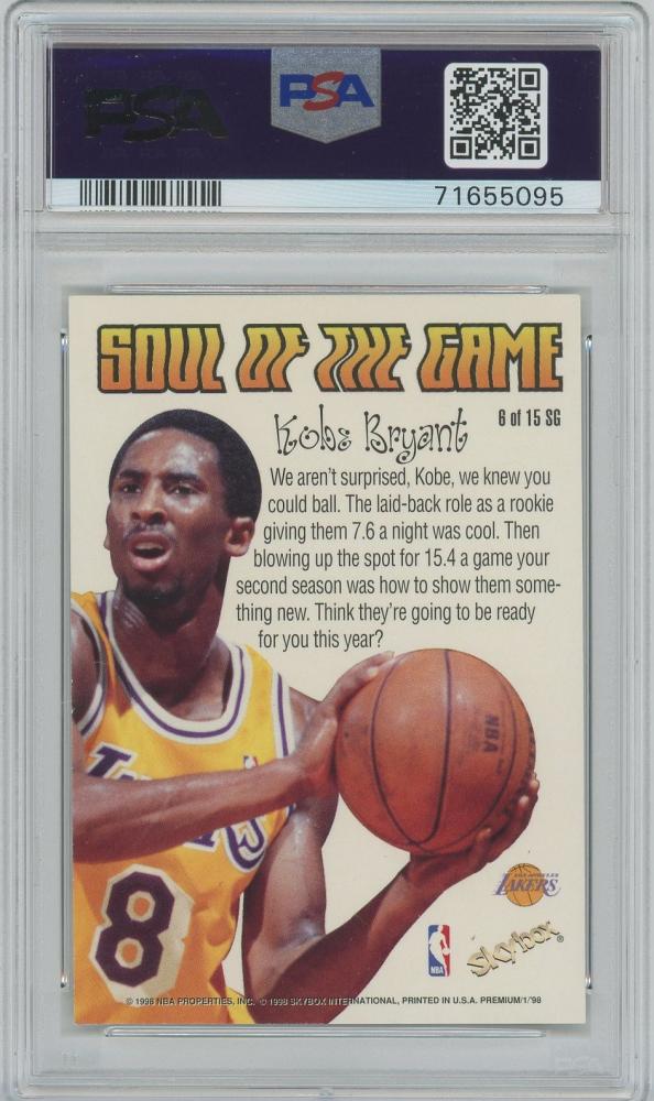 激レア Skybox PREMIUM GOLDEN TOUCH #GT3 1997-98 Kobe Bryant 