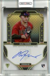 2022 Topps Triple Threads Arizona Diamondbacks Alek Thomas