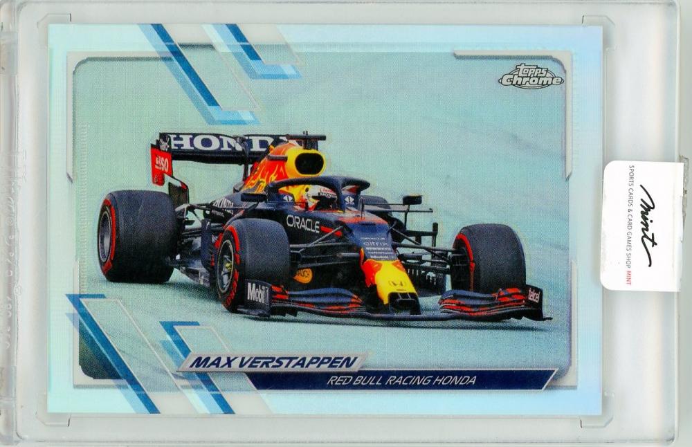 国内製造 マックス フェルスタッペン 2021 Topps Chrome F1 カード ...