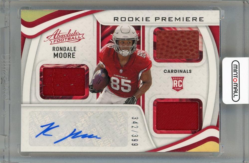 RONDALE MOORE 2021 Panini Absolute Rookie Material Jersey 