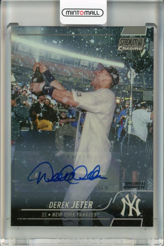 topps stadium club Derek Jeter autoデレクジーター直筆サインカード 