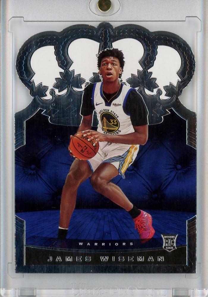 James Wiseman RC 2020-21 Panini Prizm Base Rookie Card #268 Golden