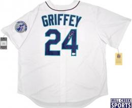 ミントモール / MINT 三宮店 / MILL CREEK SPORTS Ken Griffey Jr. 直筆サイン入り ナイキジャージー  クーパースタウンエディション・白 Retirement Patch Size XL