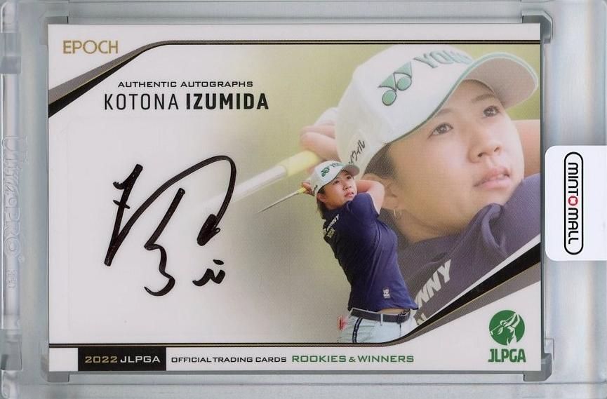 EPOCH 2022 JLPGA ROOKIES＆WINNERS】泉田 琴菜 AUTHENTIC AUTOGRAPHS 