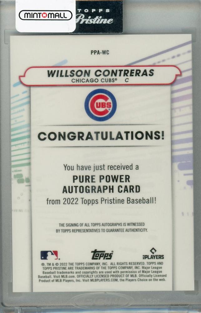  2022 TOPPS GOLD #147 WILLSON CONTRERAS /2022 CHICAGO CUBS  BASEBALL OFFICIAL TRADING CARD OF MLB : Collectibles & Fine Art