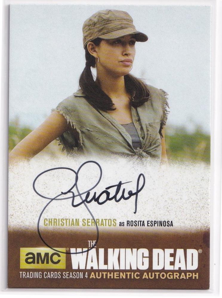 ミントモール Mint 新宿店 16 Cryptozoic The Walking Dead Season Four Part 2 Autograph Christian Serratos As Rosita Espinosa