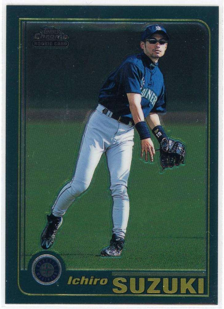 イチロー 2001 FLEER GAME TIME RC PSA8 NEAR-MINT MINT 鑑定優良品