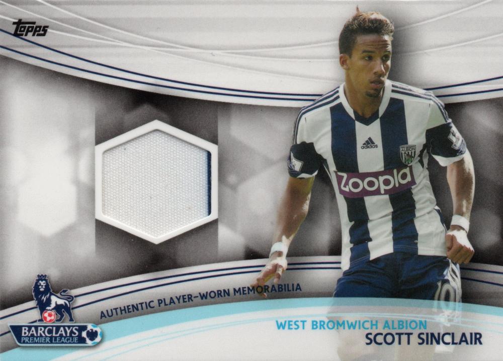 ミントモール Mint 吉祥寺店 13 Topps Premier League ウエストブロムウィッチ アルビオン Scott Sinclair Memorabilia