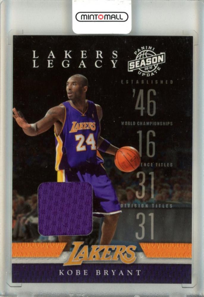 ミントモール Mint 池袋店 2009 10 Panini Season Update Kobe Bryant Lakers Legacy Jerseys 1