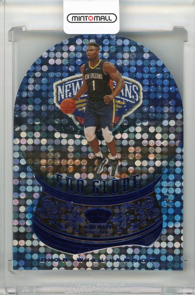 ミントモール Mint 新宿店 2020 21 Panini Crown Royale Sno Globe Blue 13 Zion Williamson New Orleans 