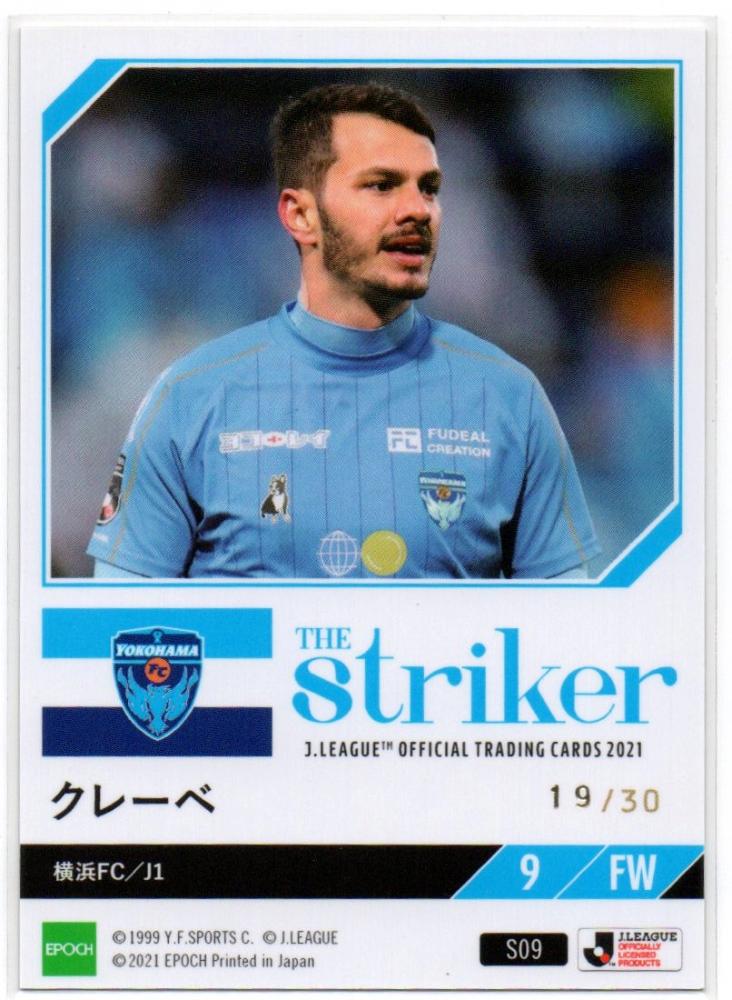 ミントモール Mint Lab Tokyo Team Mint 21 エポック Jリーグ オフィシャルトレーディングカード 横浜fc クレーベ The Striker パラレル版 19 30