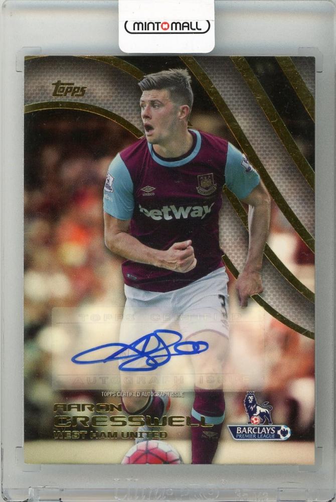 ミントモール Mint 新宿店 2015 16 Topps English Premier League Gold Premier Autographs Paac Aaron 9103