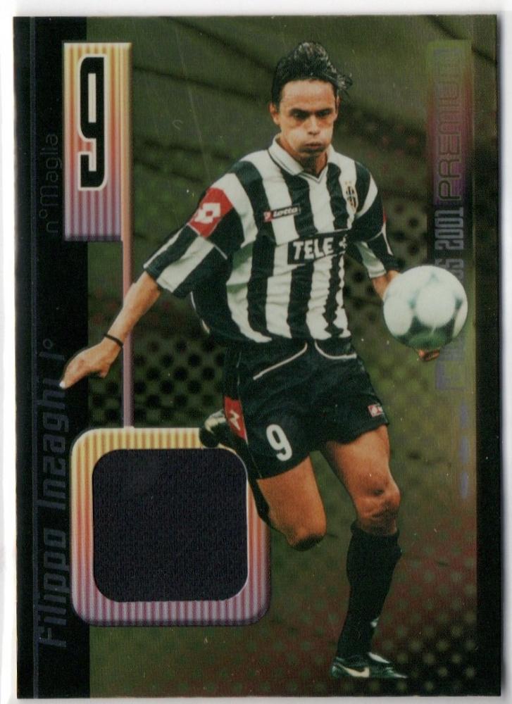 2001 CALCIO CARDS JUVENTUS INZAGHI ジャージ-