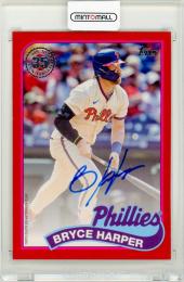 ミントモール / MINT LAB TOKYO店 / 2024 Topps Series 1 Bryce Harper #89BA-BH 1989  35th Anniversary Autograph Card Red【15/25】 Philadelphia Phillies