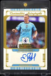 ミントモール / MINT VAULT店 (MSV委託品通販) / 2022-23 Panini Chronicles English Premier  League Contenders CA-EH Erling Haaland Autographs Gold【10/10】 Manchester  City FC