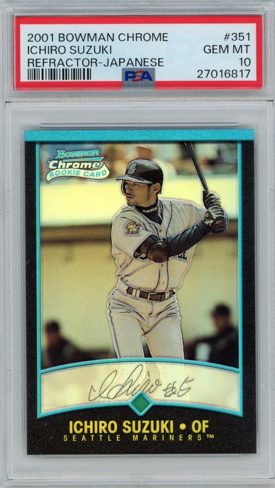 2001 BOWMAN DRAFT ICHIRO RC PSA 10 イチロー-