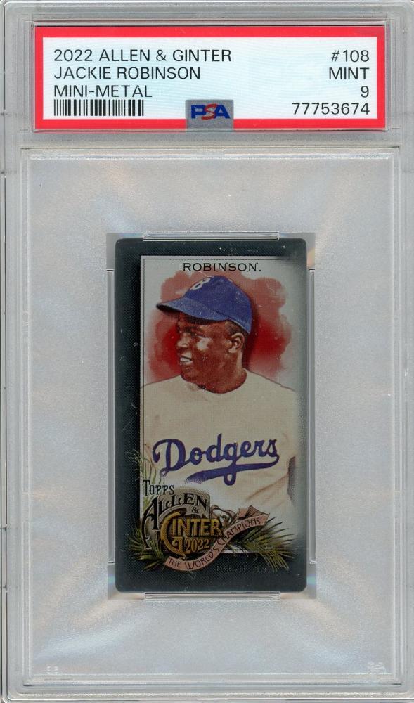 MLB TOPPS Dodgers JACKIE ROBINSON