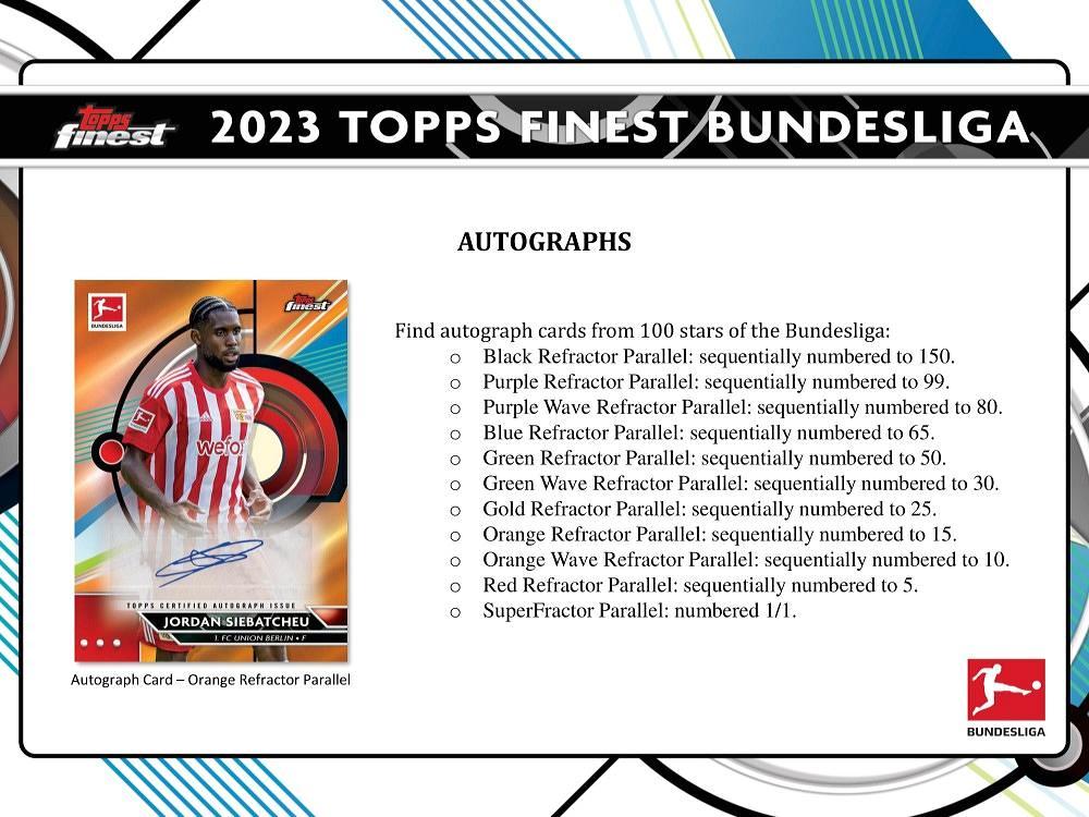 ミントモール / MINT-WEB店 / SOCCER 2022-23 TOPPS FINEST BUNDESLIGA ...