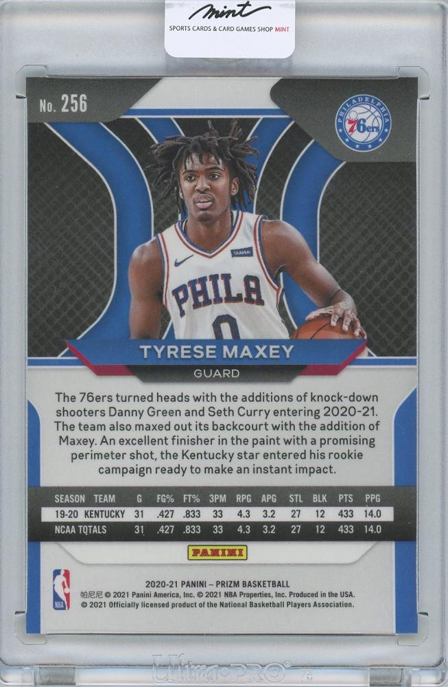 SALE／60%OFF】【SALE／60%OFF】Tyrese Maxey Auto 直筆サインカード