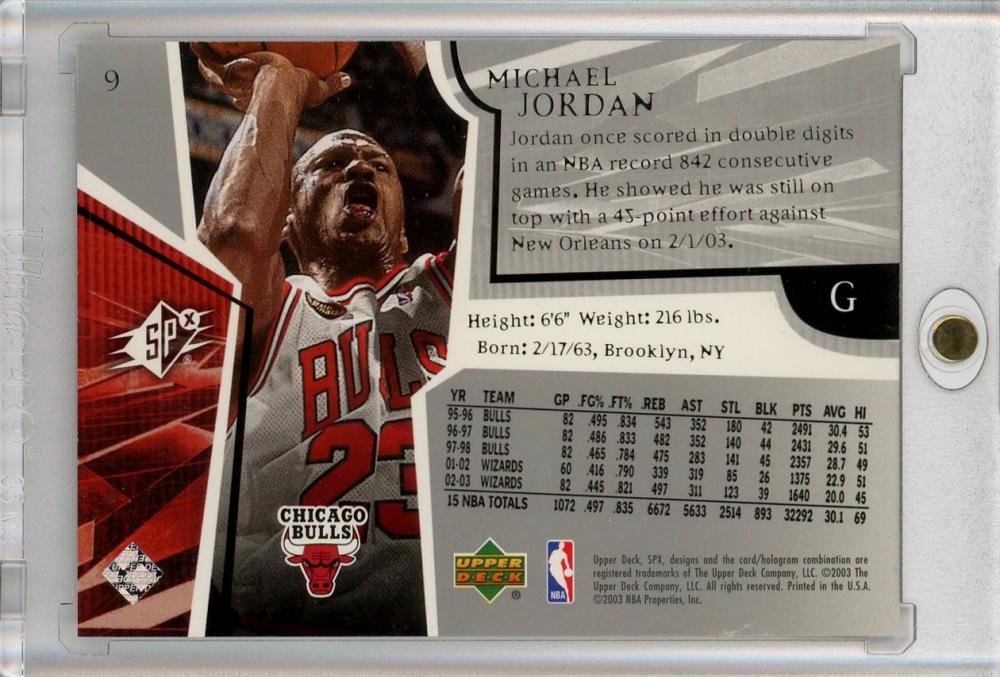 ミントモール / MINT 千葉店 / 2003-04 Upper Deck SPx Michael Jordan