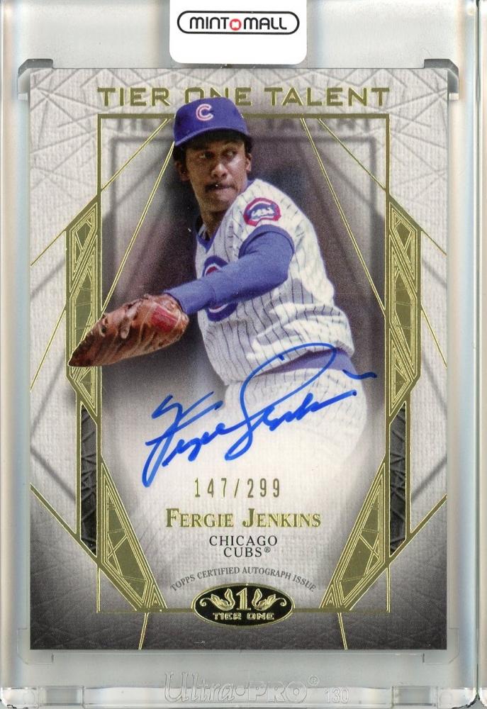 Ferguson Jenkins Chicago Cubs Novelty PVC Baseball Card