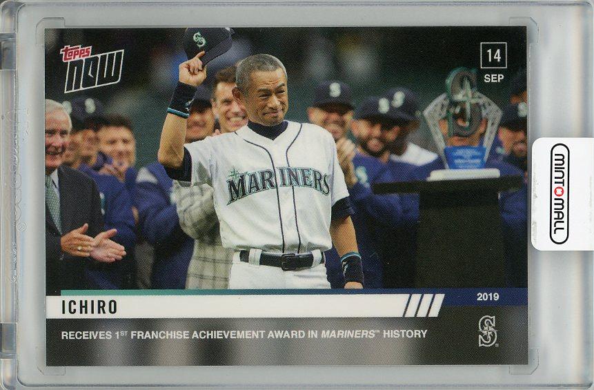 漏水防止の上発送致しますイチロー TOPPS THE MINT FRANCHISE 直筆サインカード