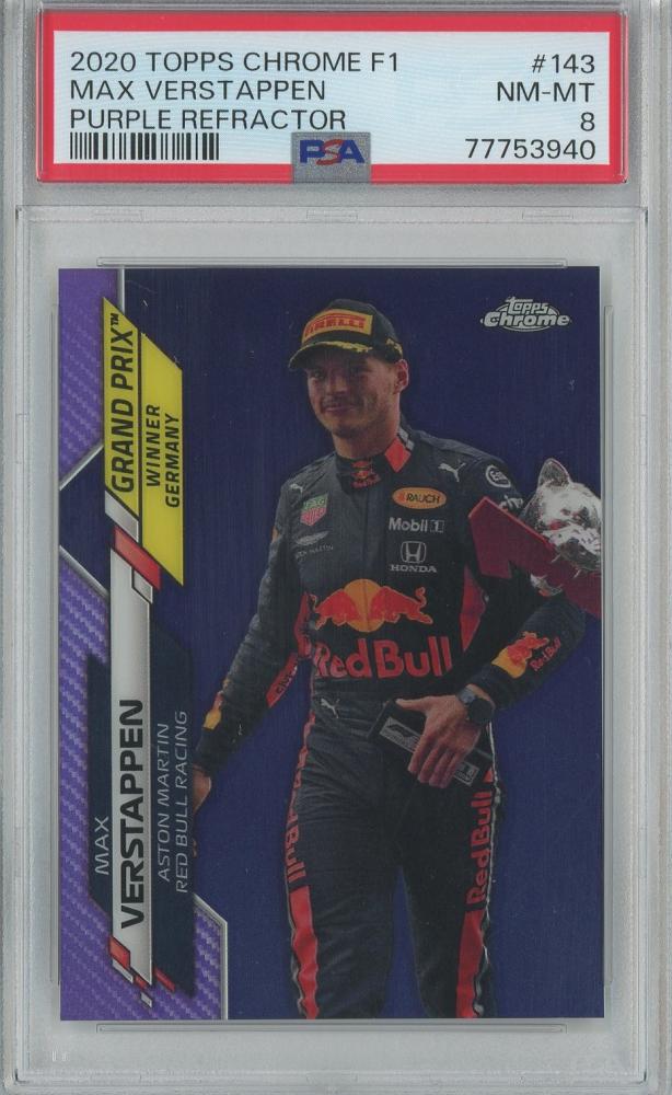 シングルカード2020 TOPPSクローム PURPLE Max Verstappen