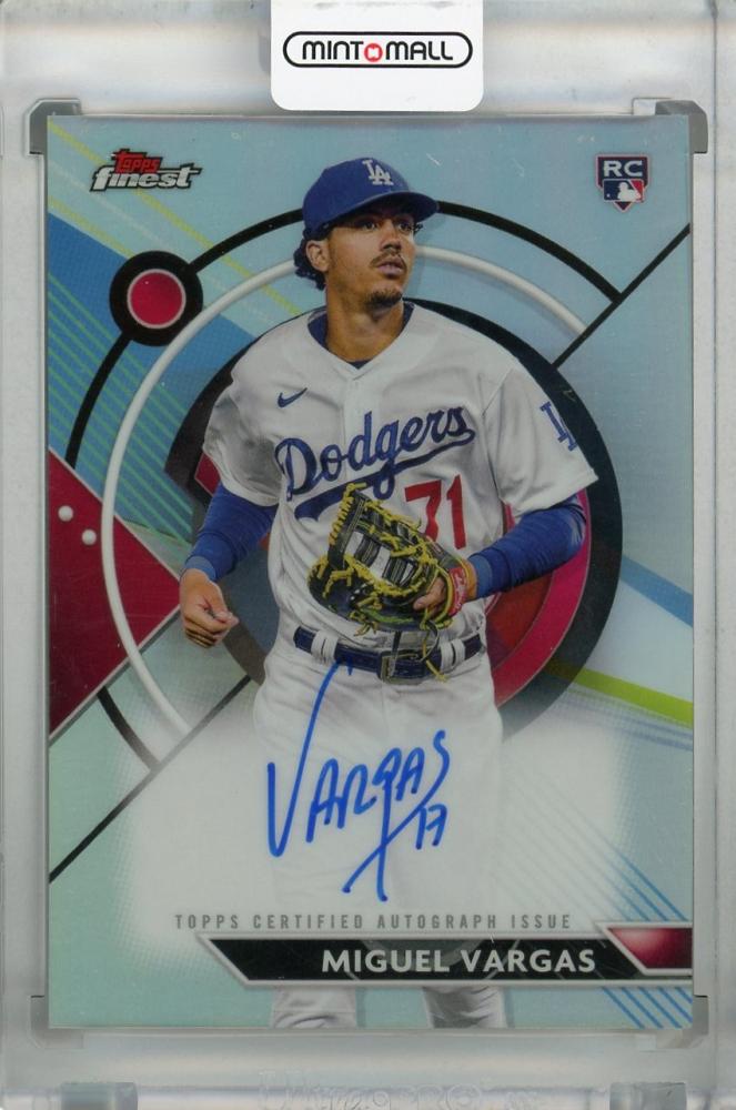 ミントモール Mint 浦和店 2023 Topps Finest Los Angeles Dodgers Miguel Vargas Autographs Rc