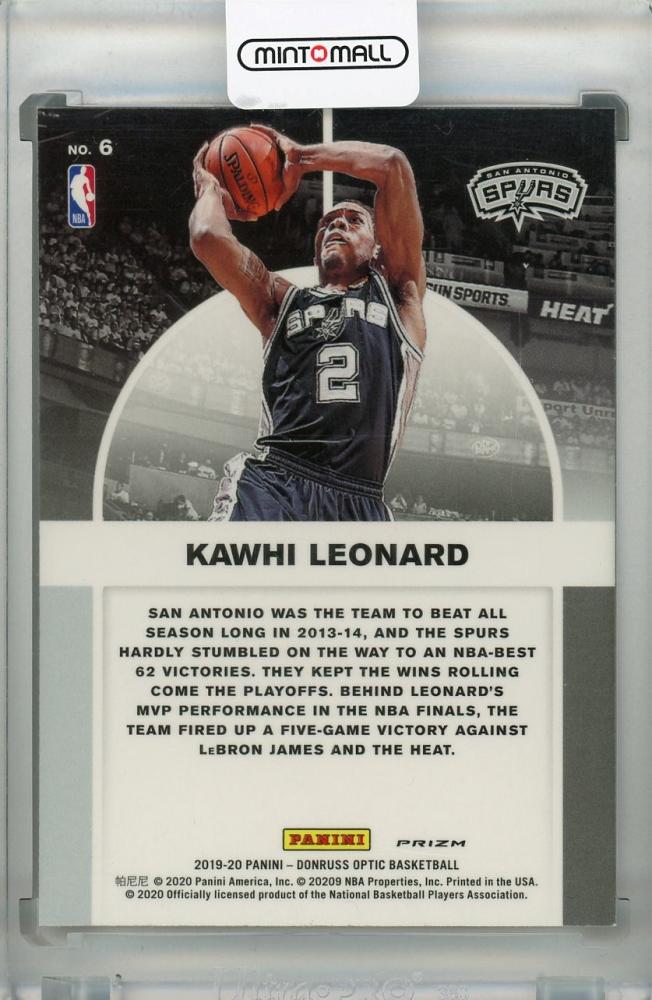 PANINI DONRUSS OPTIC KAWHI LEONARD - positivecreations.ca