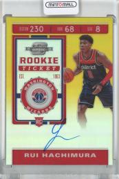 ミントモール / MINT 池袋店 / 2019-20 Panini Contenders Optic Basketball Rui Hachimura  Rookie Ticket/Gold/#123【5/10】 Washington Wizards