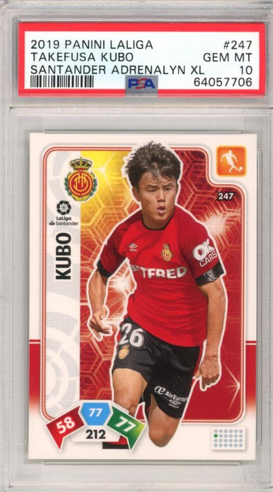 お得商品2019 PANINI 久保建英 LA LIGA-RED PSA 9 MINT その他