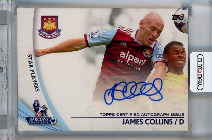 topps JAMES COLLINS直筆サインカード SP-JC