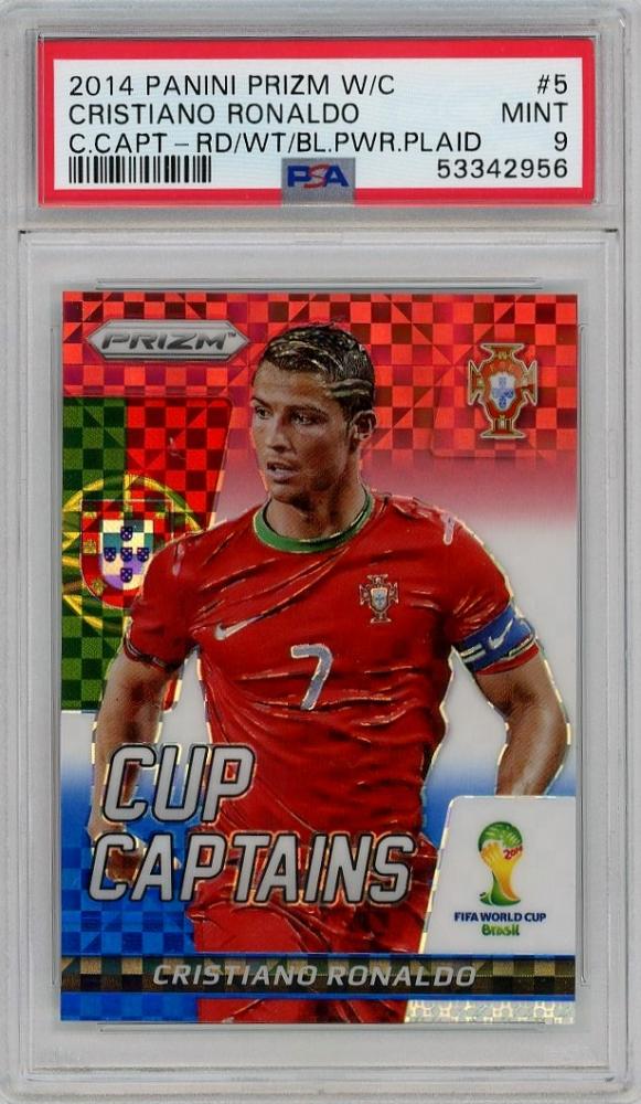 PSA 10】 Cristiano Ronaldo 2014 Panini Prizm World Cup #161 Non 