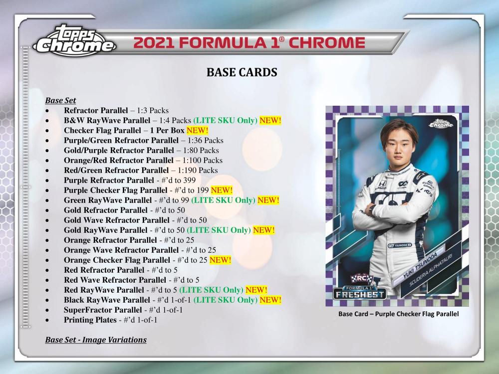 ミントモール / MINT-WEB店 / 2021 TOPPS CHROME FORMULA 1 HOBBY LITE