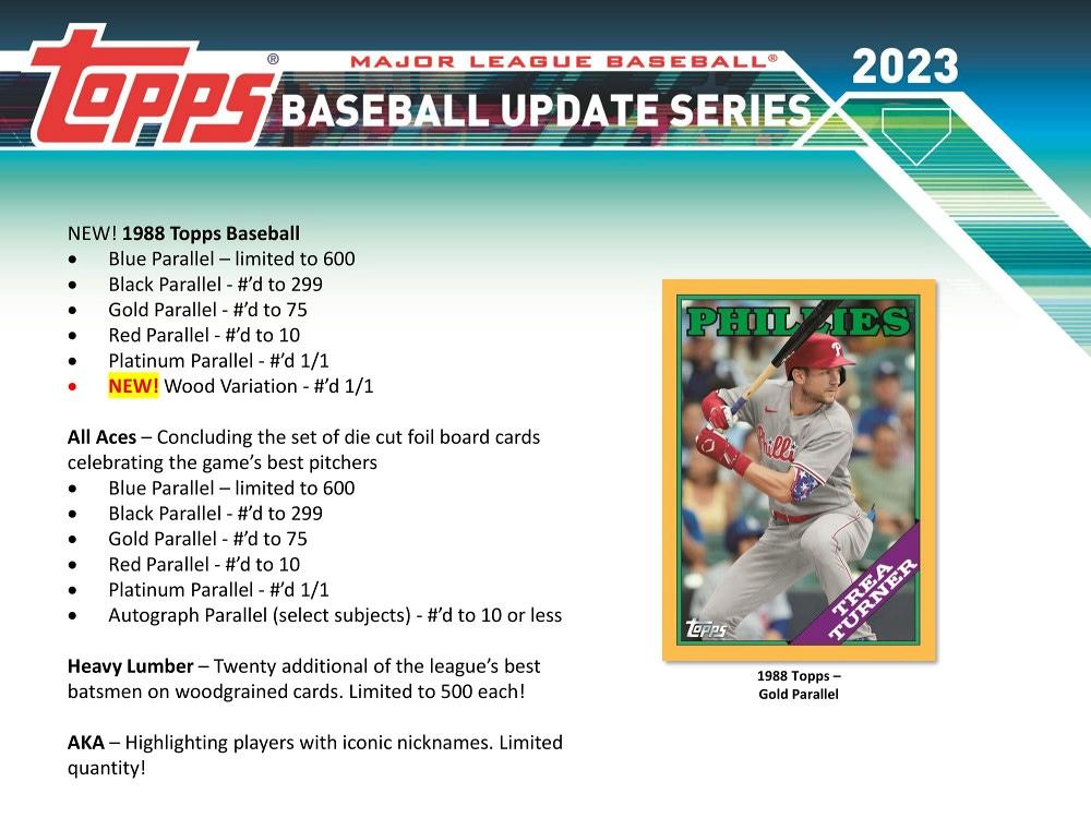 ミントモール / MINT-WEB店 / ◇予約◇MLB 2023 TOPPS UPDATE SERIES HOBBY