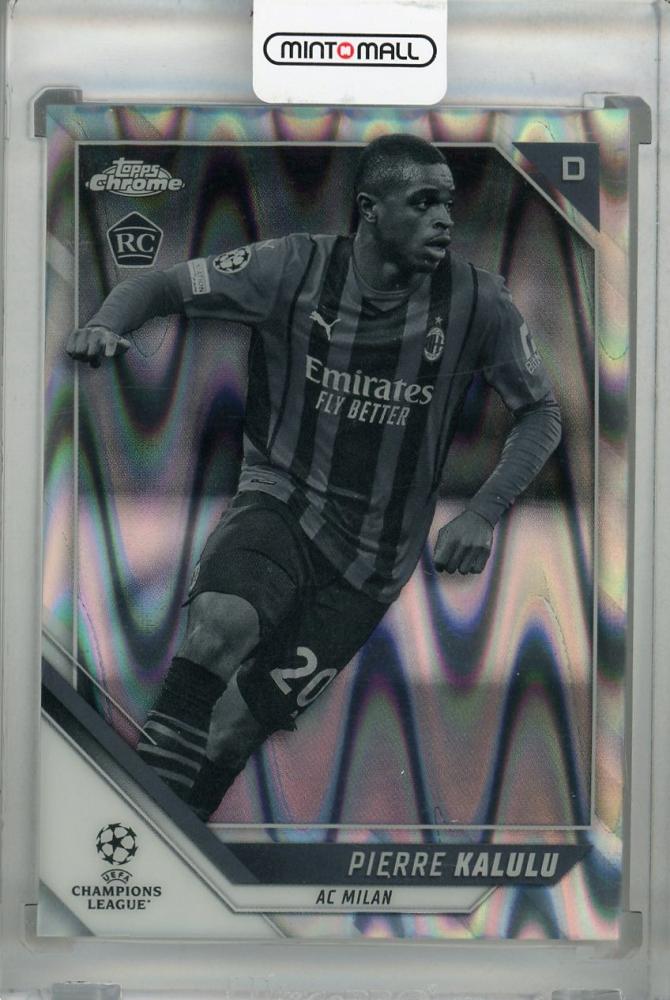 強化ピエール・カルル 2021-22 Topps Chrome UEFA Champions League Pierre Kalulu AC Milan Refractor RC Auto 直筆サイン ルーキーカード その他