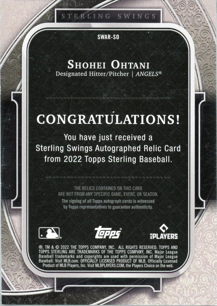 ミントモール / MINT BASE店 / 2022 Topps Sterling Sterling Swings