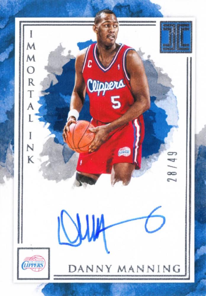 新発売】 希少 NBA DANNY MANNING ダニーマニング フィギュア カード付