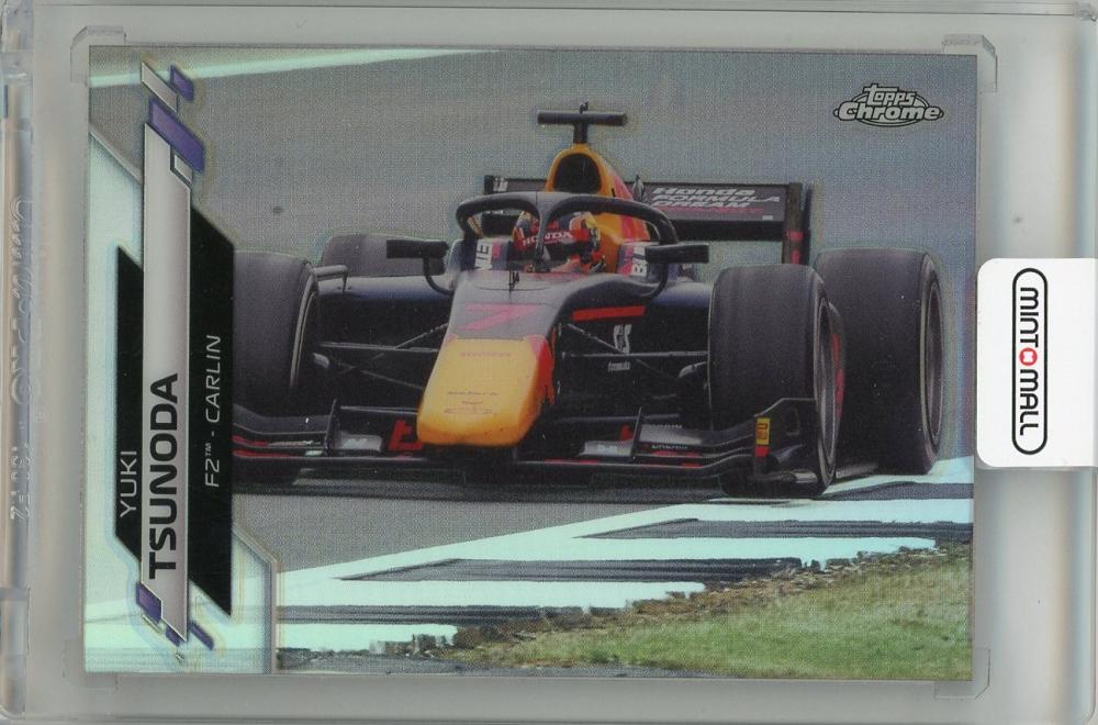 2020 Topps Chrome Formula 1 F1 角田裕毅 Yuki Tsunoda RC Carlin F2 Base カード #60  - スポーツ